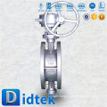 Didtek Worm Gear Operated Triple Offset Flange Butterfly Valve